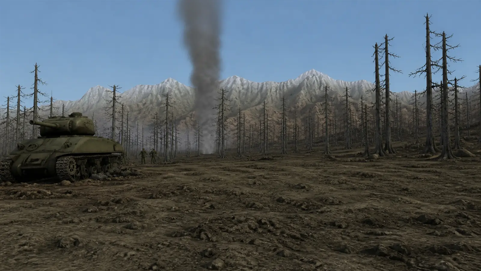 burnt battlefield